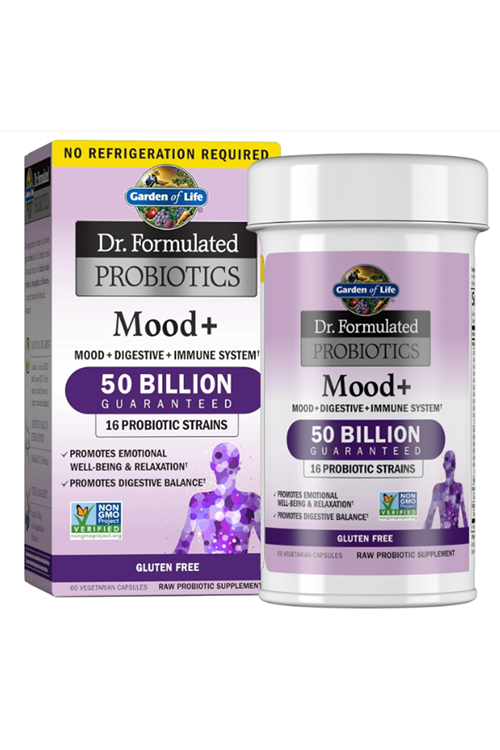 Garden of Life Probiotics Mood+ 60 Veggie Caps.Made ın Usa.