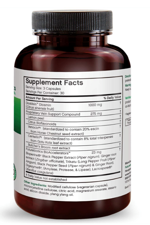 Futurebiotics VeinFactors, Diosmin 90 Vegetarian Capsules.Made ın Usa