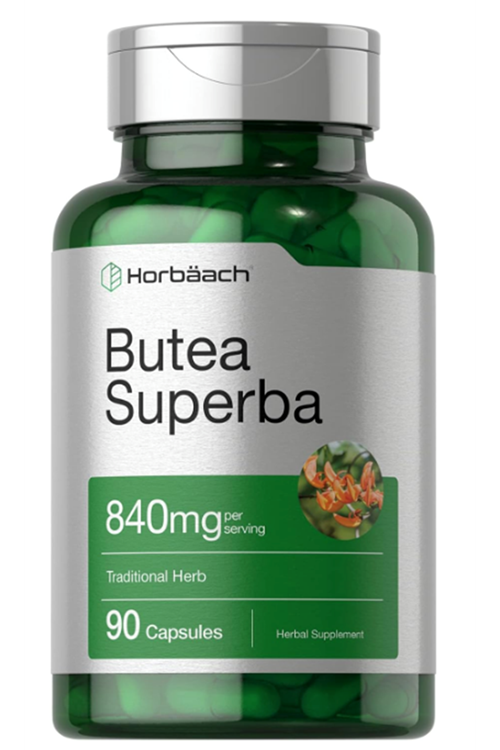 Horbaach Butea Superba Root 840mg  90 Capsul  Male Performance  Non GMO, Gluten Free.Made ın Usa.4037