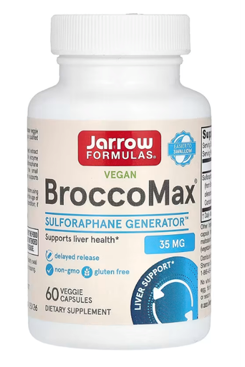 Jarrow Formulas  BroccoMax (35mg  60 Veggie Capsules).Made ın Usa.51.
