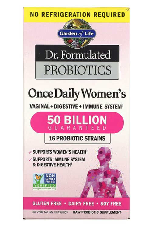 Garden of Life, Dr. Formulated Probiotics, Once Daily Women's, 50 Billion, 30 Vegetarian Capsul.Abd Menşei.