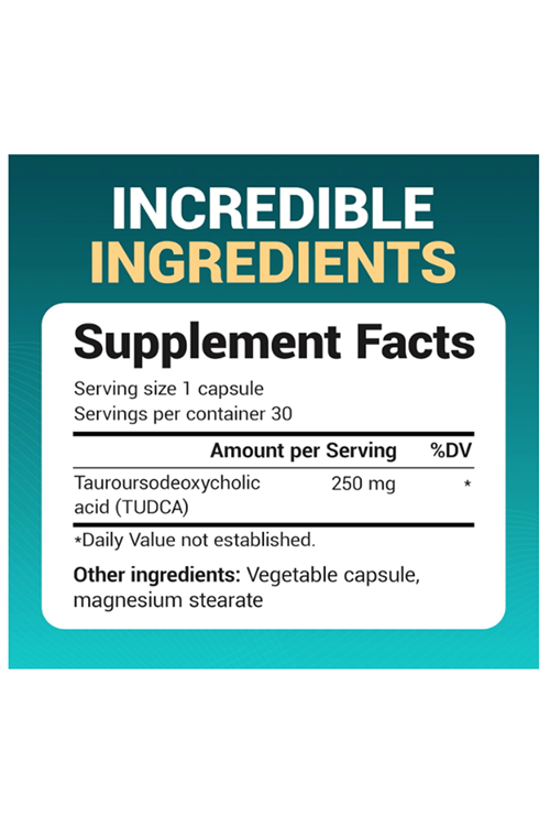 Dr. Berg TUDCA  for Liver Health, Bile Flow, Gallbladder Support, and Digestive Health* - 30 Capsul.51.