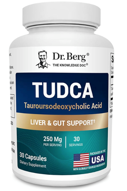 Dr. Berg TUDCA  (ÖSG ÖZEL SPORCU GIDALARI) for Liver Health, Bile Flow, Gallbladder Support, and Digestive Health* - 30 Capsul.51.