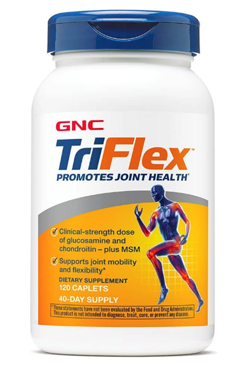 GNC TriFlex Targeted Joint, Bone & Cartilage Health  with Glucosamine Chondroitin & MSM Support Mobility & Flexibility  120 Caplets.Made ın Usa.4064