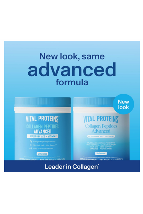 Vıtal Proteıns Collagen Peptıd Powder -Hyaluronic Acid - Vitamin C. 567gr.ABD MENŞEİ.