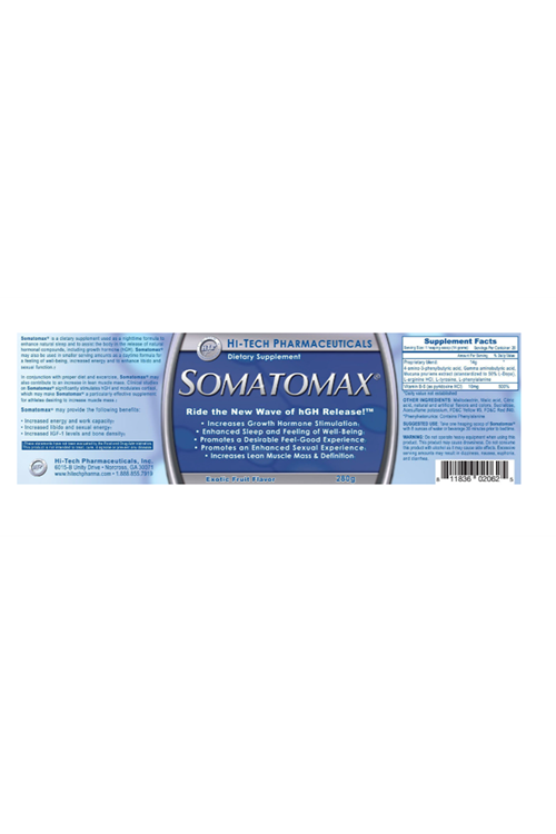 Hi-Tech Pharmaceuticals Somatomax Sleep Supplement 280GR.