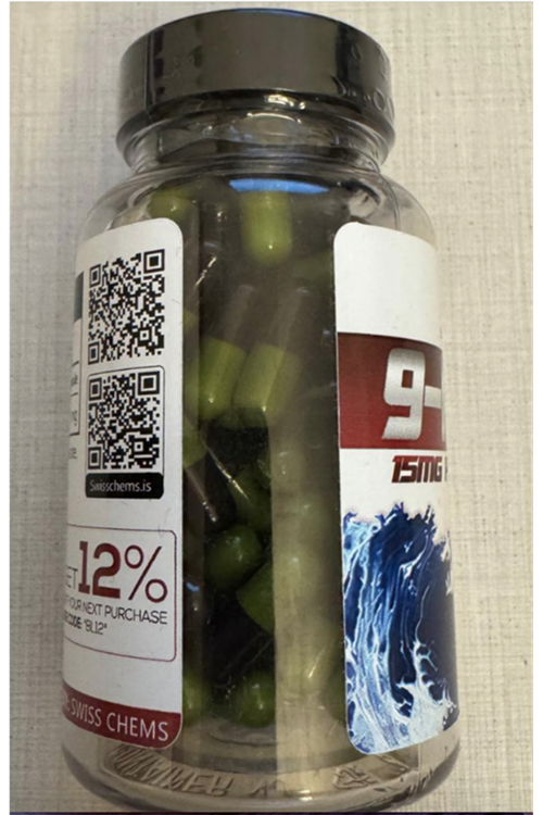 SwissChems  9-Me-BC (9mbc), (15mg/capsule) 60 Capsules.Orj Usa Firma Ürünü.90.