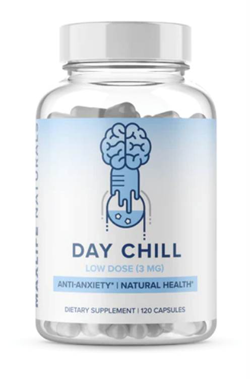 Maxlife Naturals Day Chill Low Dose for Breakthrough Anxiety 120 Capsul. Usa. 4142
