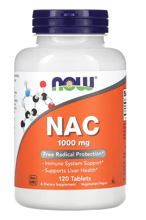 Now Foods N-Acetyl Cysteine 1000mg 120 Tablet. ABD Menşei.