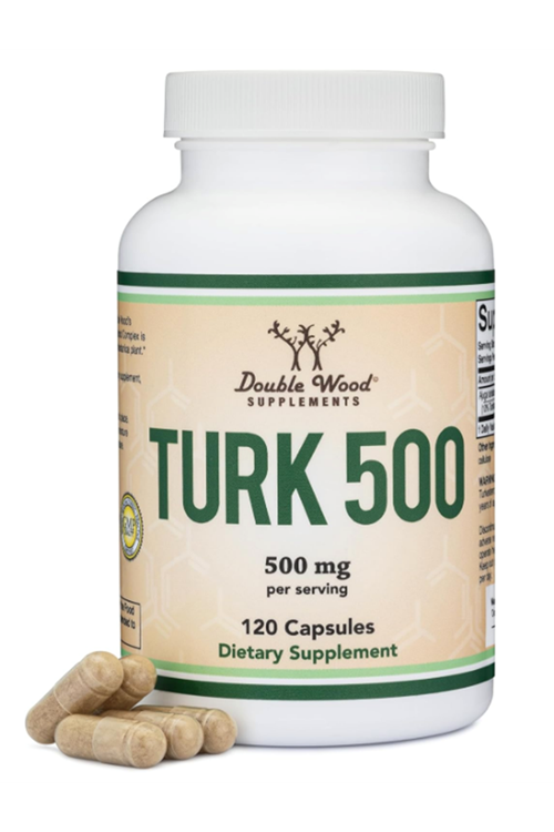 Double Wood TURK 500 Turkesterone Supplement 500mg, 120 Capsul.3952