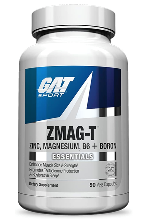 GAT Sport Essentials ZMAG-T Zinc, Magnesium, B6 + Boron, 90 Veg Capsules.Made ın Usa.42