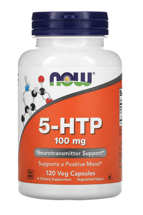 NOW   5-HTP 100mg  120 Veg Capsul.Orıjınal Abd Menşei.43.