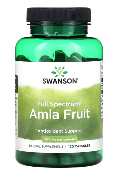 Swanson, Full Spectrum Amla Fruit, 500 mg, 120 Capsules.Made ın Usa