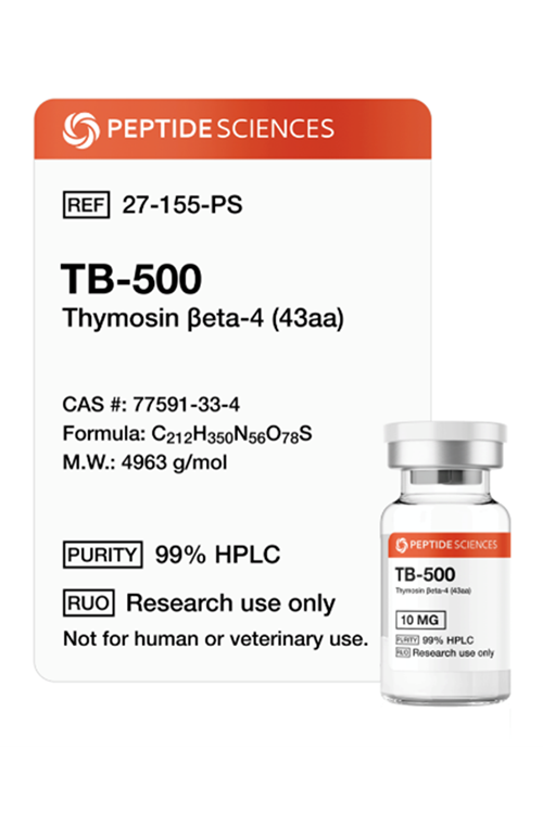 PEPTIDE SCIENCES TB-500 (Thymosin Beta-4) 10mg.Made ın Usa.