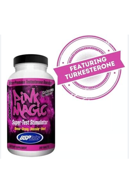 USPLABS Pink Magic Test Booster 180 Tablets.MADE IN USA