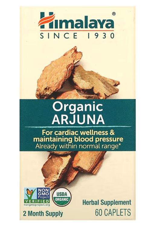 Himalaya, Organic Arjuna, 60 Caplets.MADE IN USA