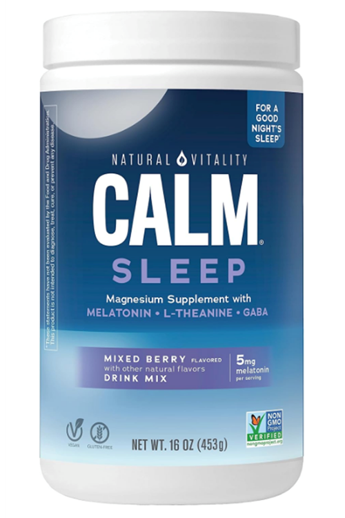 Natural Vitality Calm  Magnesium Citrate, Aid Drink Mix, GA.BA, Aid, Vegan, Gluten Free Non-GMO 453gr.60.
