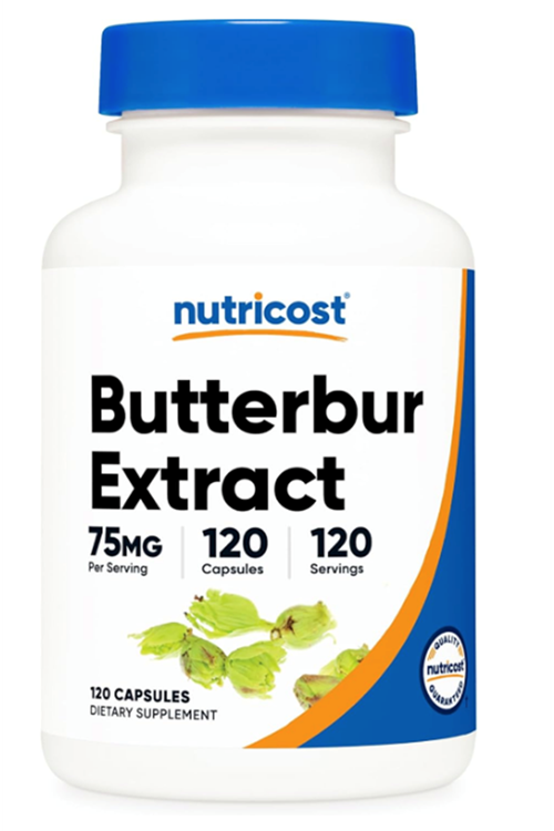 Nutricost Butterbur Extract  (75mg) 120 Capsul.Abd Menşei
