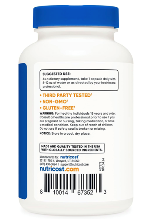 Nutricost Saffron Extract 88.5mg, 240 Capsules.Abd Menşei