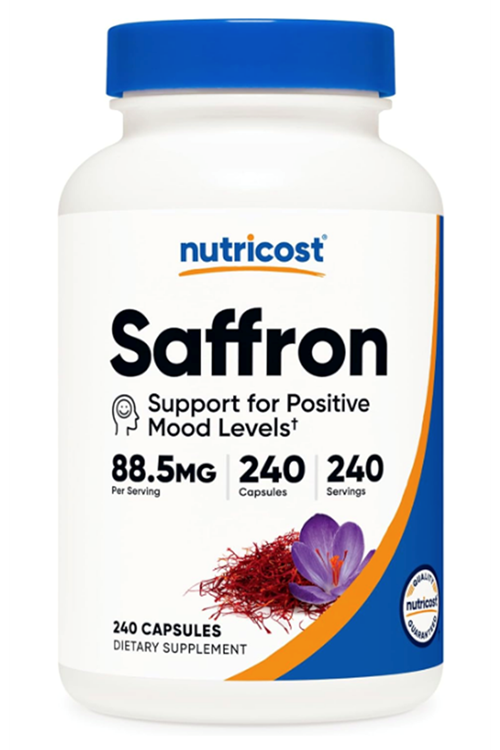 Nutricost Saffron Extract 88.5mg, 240 Capsules.Abd Menşei
