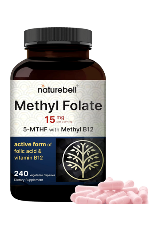 NatureBell L Methylfolate 15mg, 240 Veggie Capsules.Abd Menşei.48