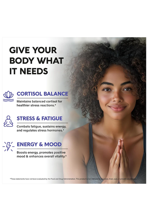 NUTRAHARMONY  Cortısol Healt Support - 11-in-1 Supplement 600mg  60 Capsul.Abd Menşei.46.