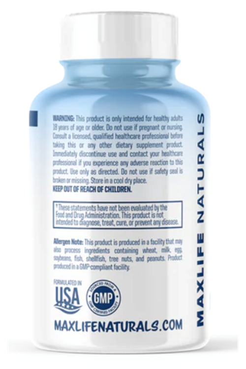 MaxLife Naturals Body Protective Compound  60 Capsul.Abd Menşei.