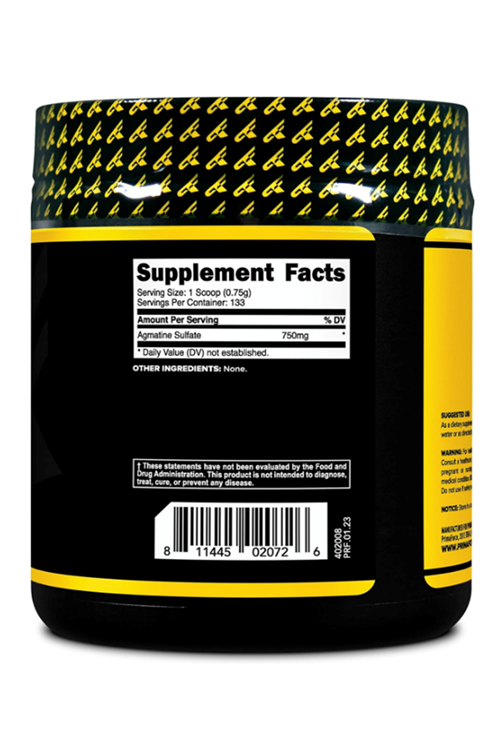 PrimaForce Agmatine Sulfate Powder, 100 Gram, for Nitric Oxide and Performance.39.