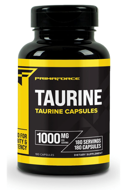 PrimaForce Taurine 1000mg  180 Capsul, Non-GMO & Gluten Free..Abd Menşei.36.