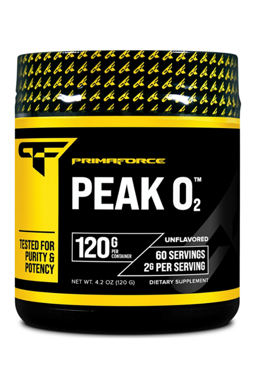PrimaForce Peak O2 Workout, 120 grams - Proprietary Blend, Non-GMO, Vegan and Gluten Free.Abd Menşei.4038