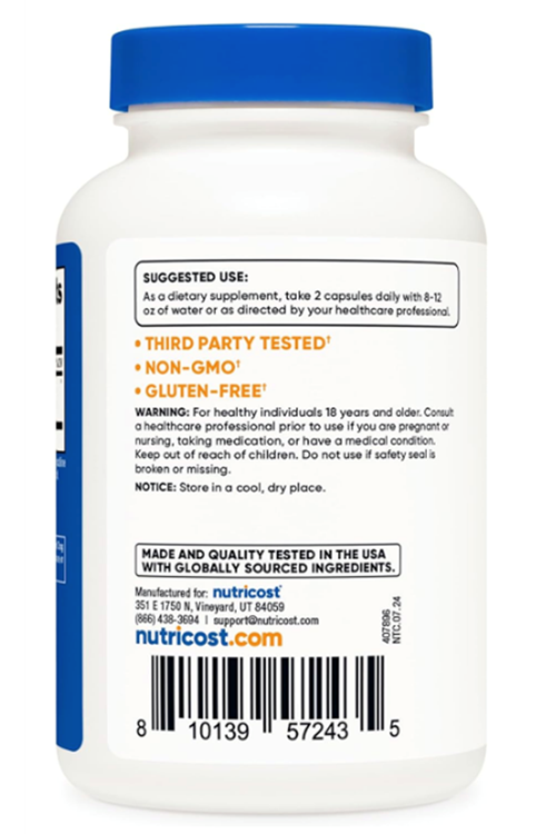 Nutricost Horse Chestnut Extract 700 MG Per Serving, 180 Capsules