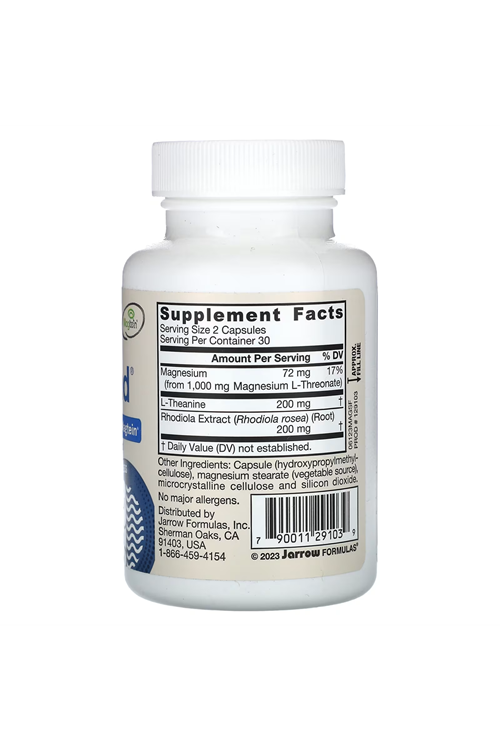 Jarrow Formulas, Vegan MagMind, Stress Resistance, 60 Veggie Capsules