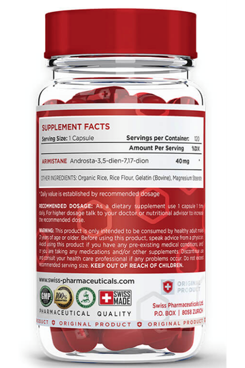 Swiss Pharma  Arimistane 40mg  120 Capsul..