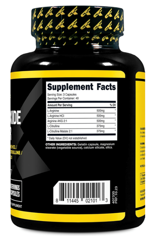 Primaforce Nitric Oxide Booster (2,250mg, 120 Capsules) Abd Menşei.