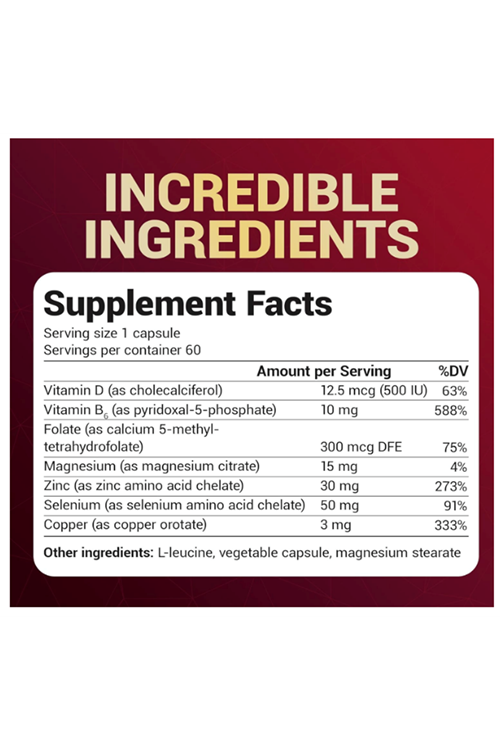 Dr. Berg Zinc 30mg Enhanced with Magnezium, Vitamin D3, Selenium, & Copper - Zinc  for Men & Women - Chelated Zinc for Immune, Skin, Hair, & Nails Support* - 60 Capsul.Abd Menşei.47.