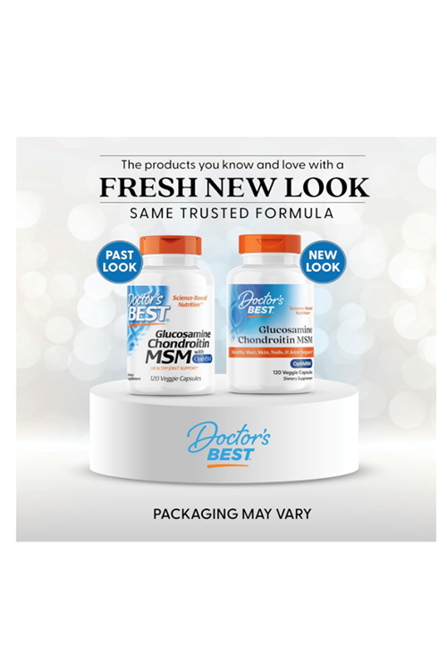 Doctor's Best Glucosamine Chondroitin Msm with OptiMSM 120 Veg Capsul..44.