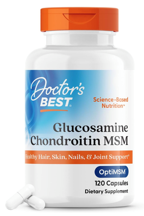 Doctor's Best Glucosamine Chondroitin Msm with OptiMSM 120 Veg Capsul..4045