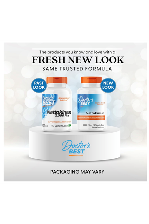 Doctor's Best Nattokinase  (Özelsporcugıdaların'dan !!) 2000 FU 90 Veg capsul.Abd Menşei.41.