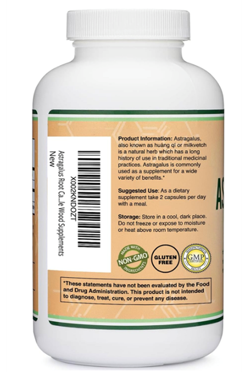 Double Wood İMMUNE BooSting AstraGalus 500mg x 180 Capsul.Abd Menşei.0034