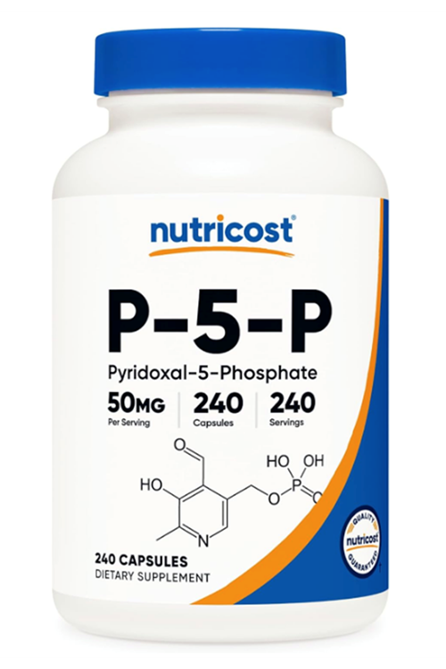 Nutricost P-5-P, 50 mg, 240 Capsules.Abd Menşei 39.
