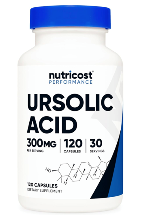 Nutricost Ursolic Acid 300mg, 120 Capsules.Abd Menşei