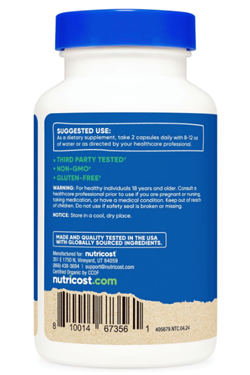 Nutricost Camu Camu 1000mg, 120 Capsules.Abd Menşei