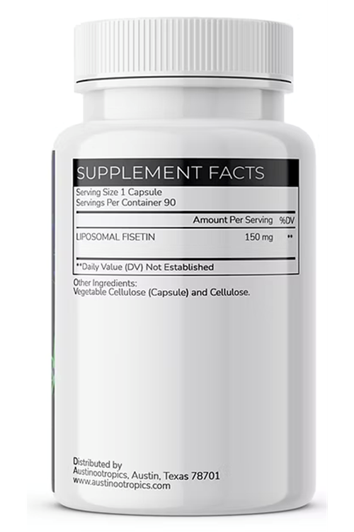 Austinootropics  Lıposomal Fısetın 150mg  90 Veg Capsul.Abd Menşei