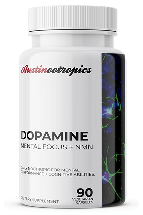 Austinootropics  Dopamıne Mental Focus +NMN  835mg  90 Veg Capsul.Abd Menşei.