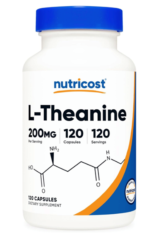 Nutricost L-Theanine 1 Serving 200mg, 120 Capsules.Abd Menşei.36.