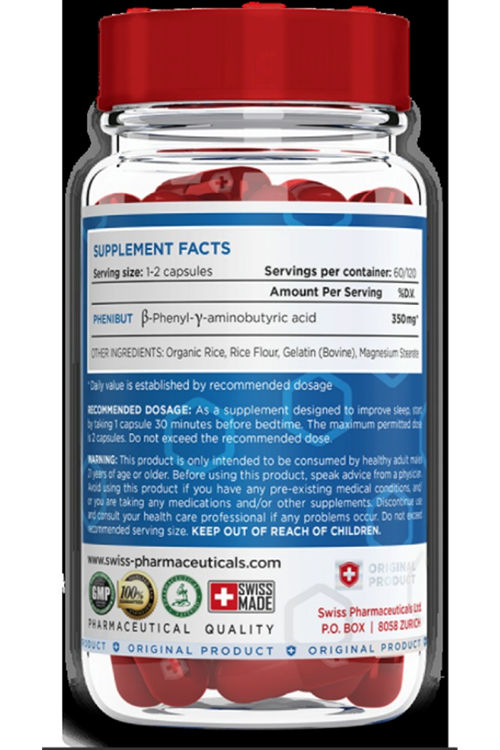 Swiss Pharmaceuticals  Phenibut 120 Capsül.