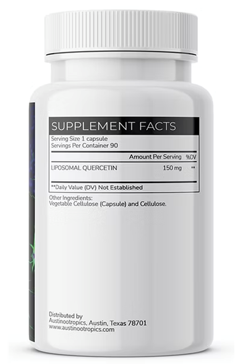 Austinootropics  Liposomal Quercetin  150mg  90 Veg Capsul.Abd Menşei
