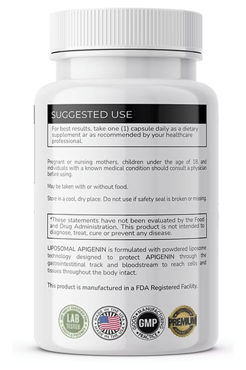Austinootropics  Liposomal Apigenin  250mg  90 Veg Capsul.Abd Menşei