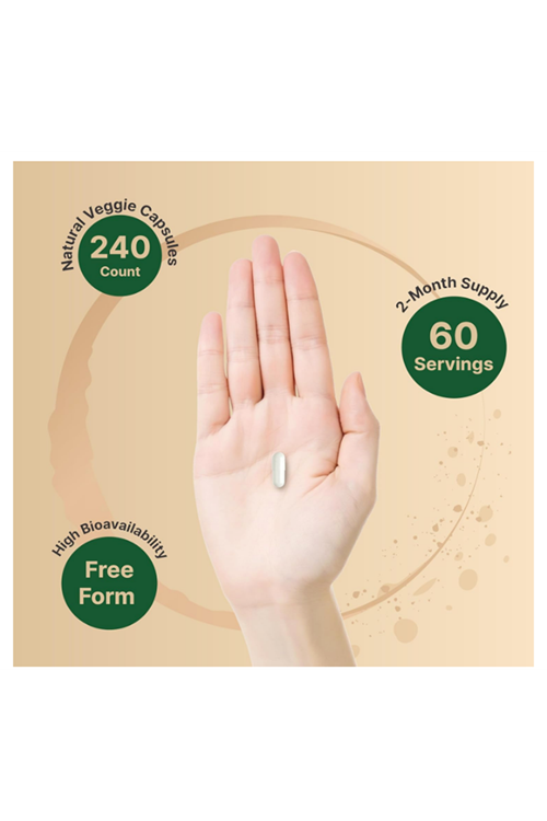 NatureBell Glutathione Supplement 2,000mg Per Serving, 240 Veggie Capsules.Abd Menşei