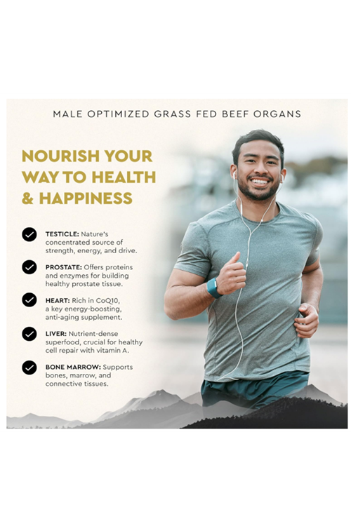 Ancestral Supplements Male Optimization Mofo, Support for Energy Levels and Overall Men's Health and Wellness, Non-GMO, No Fillers, 180 Capsules